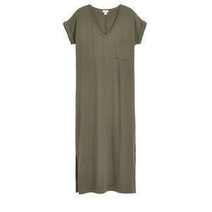 Cuyana V-neck Midi Dress